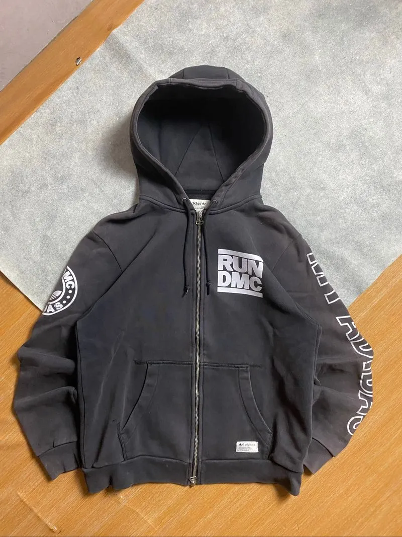 Adidas Run DMC double zip Hoodie photo 1
