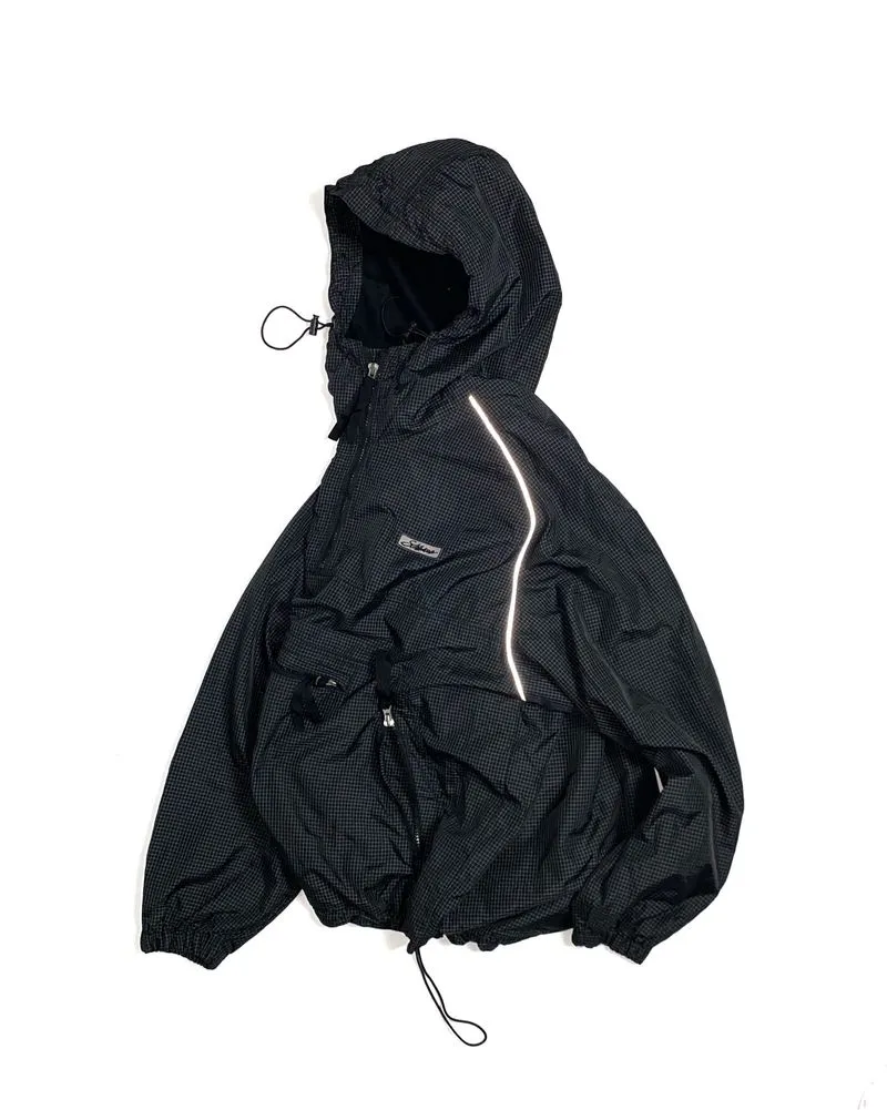 Scomessa Japan Plaid Anorak Jacket Gorpcore Style photo 1