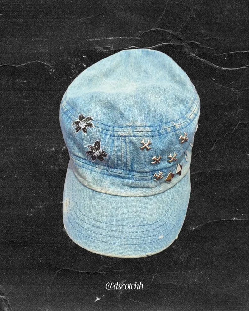 topi komando denim y2k photo 1