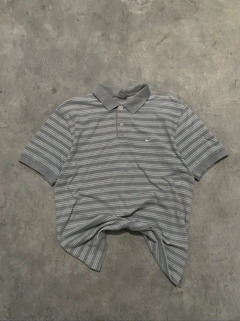 Vintage 00’s Polo Shirt Nike Stripes photo 1