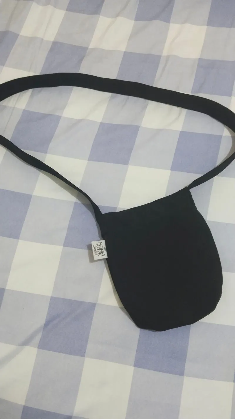 mini canvas sling bag money alter photo 1