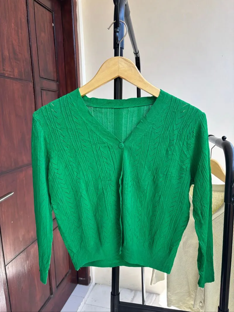 Cardigan green photo 1