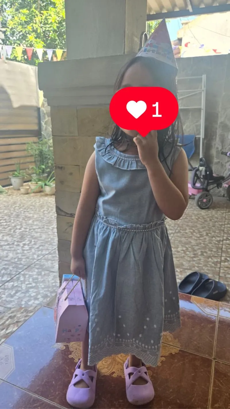 Preloved Dress Anak Perempuan 3-4 Tahun Merek Max Fashion photo 1