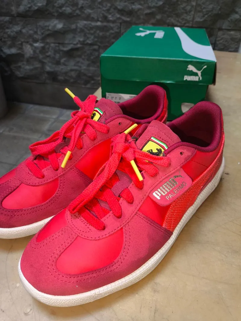 PUMA Scuderia Ferrari Palermo Rosso Corsa-Peach Frost photo 1