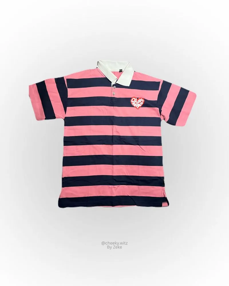 Stripped polo shirt photo 1