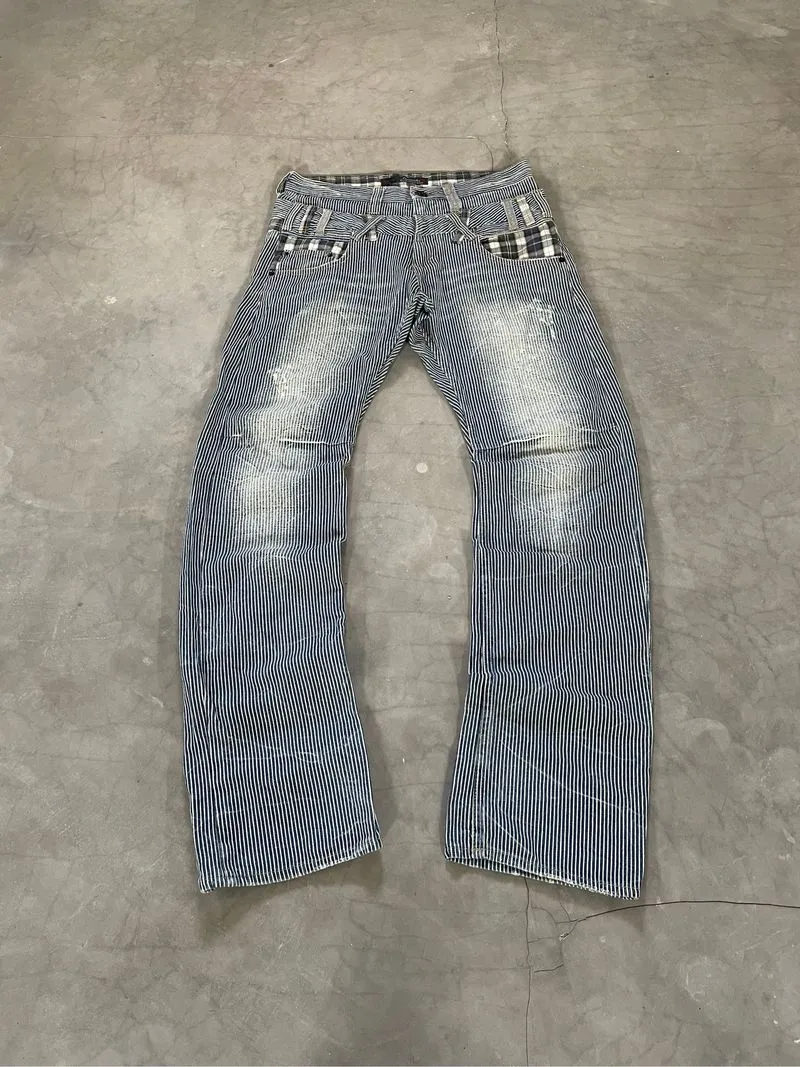 Y2k Grunge Emo Goth Vkei Dominate Japan Double Waist Hickory photo 1