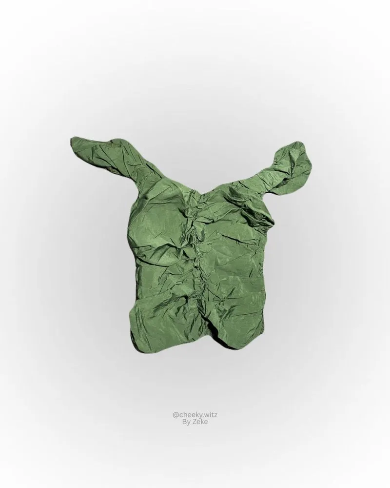 Green sabrina top photo 1