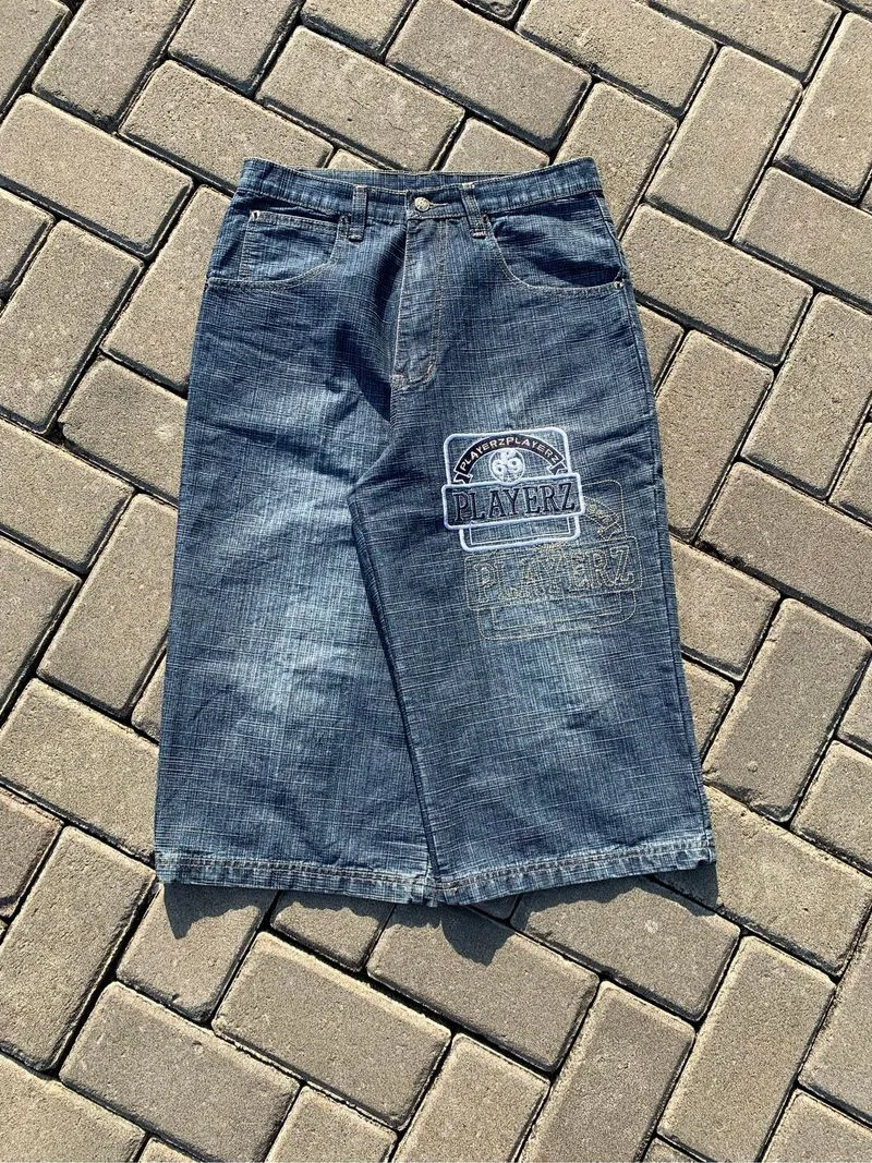 Jorts Vtg PLAYERZ 69 Full Emboidered photo 1