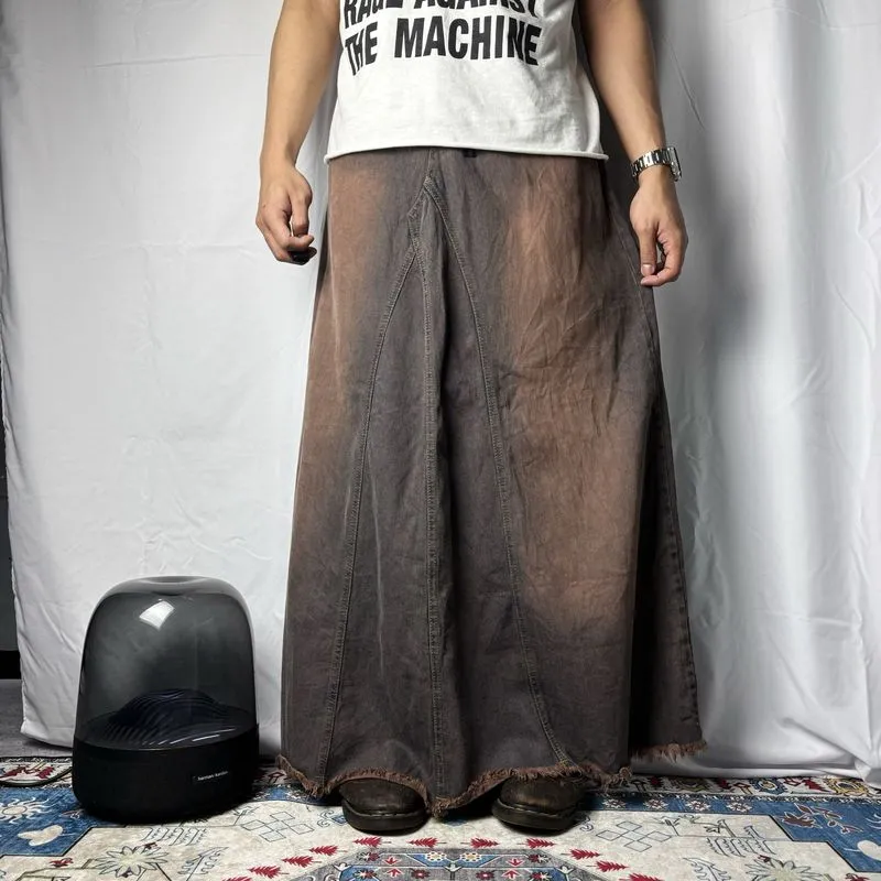 Y2K Dying Long Skirt OOTJ Vintage Retro Wash size 28/29 photo 1