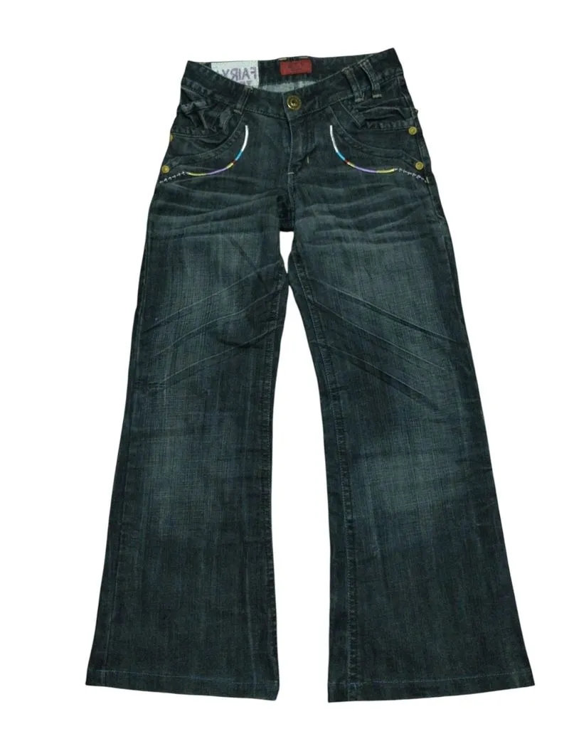 Japanese Brand Flare Fading Jeans photo 1