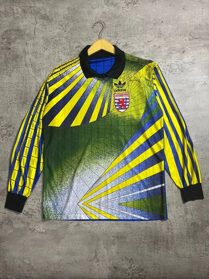 Vintage Rare Jersey Goalkeeper Luxembourg 1991(Van Rijwijck) photo 1