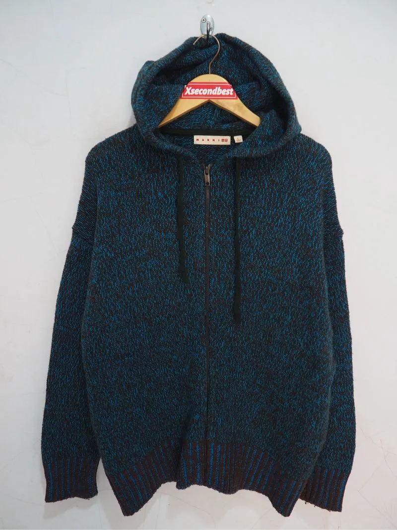 MARNI x UNIQLO KNIT ZIPHOODIE photo 1