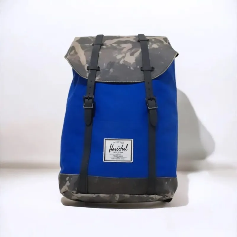 Herschel Retreat Royal Blue & Black Camouflage Strap Rubber  photo 1