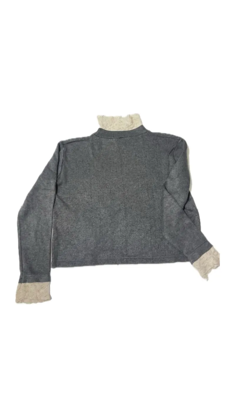 Knit lace grey photo 1