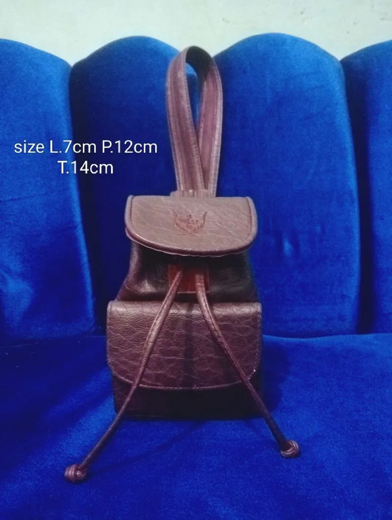 R0G3R G1MBEL Accssecoris backpack cute/tas ransel mini kulit photo 1