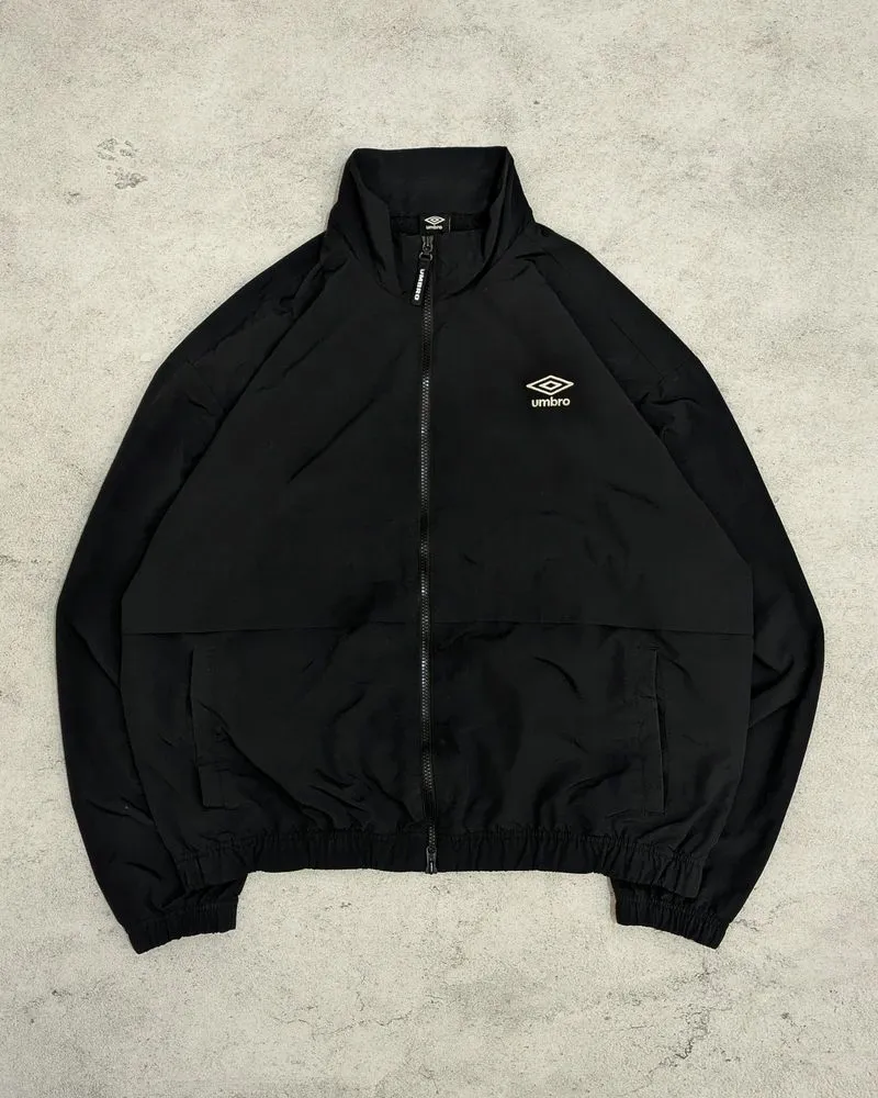 Umbro Small Logo Embroidered Double Zip Jacket Black photo 1