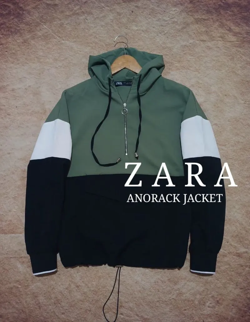 Zara anorack cagoule jaket second thrift photo 1