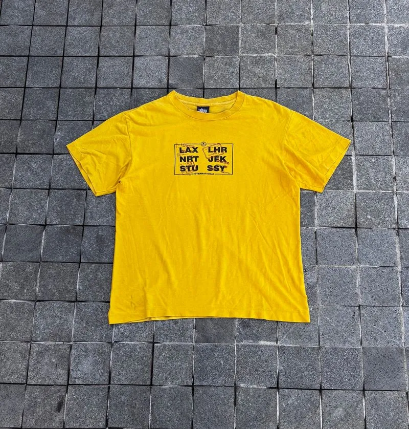 Vintage 90’s Stussy Ariport Designt Tee photo 1