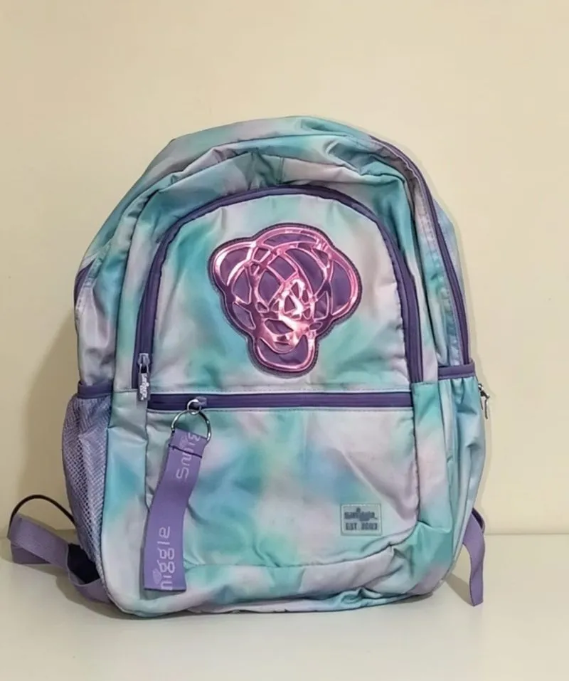 PRElOVED tas ransel sekolah anak smiggle tie dye biru ungu  photo 1
