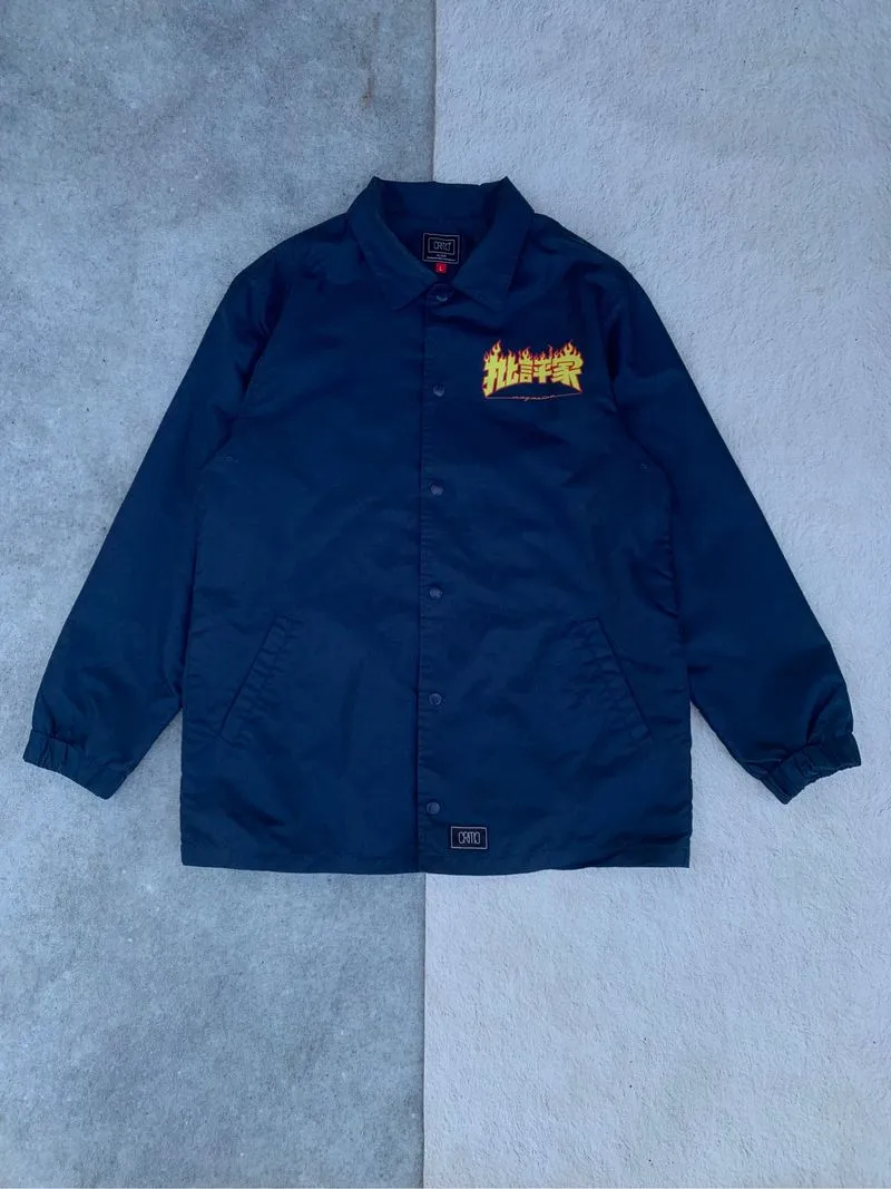 Coach jacket CRITIC like a thrasher photo 1