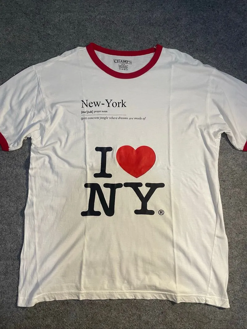 Ringer Tee I love NY photo 1