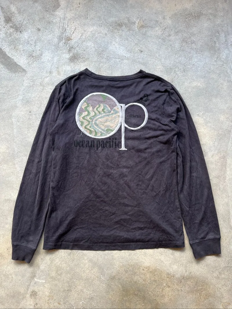 Vintage Longsleve Ocean Pasific Bordir photo 1