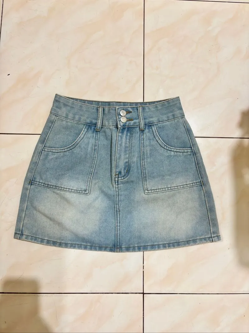 ROMWE DENIM SKORT  photo 1