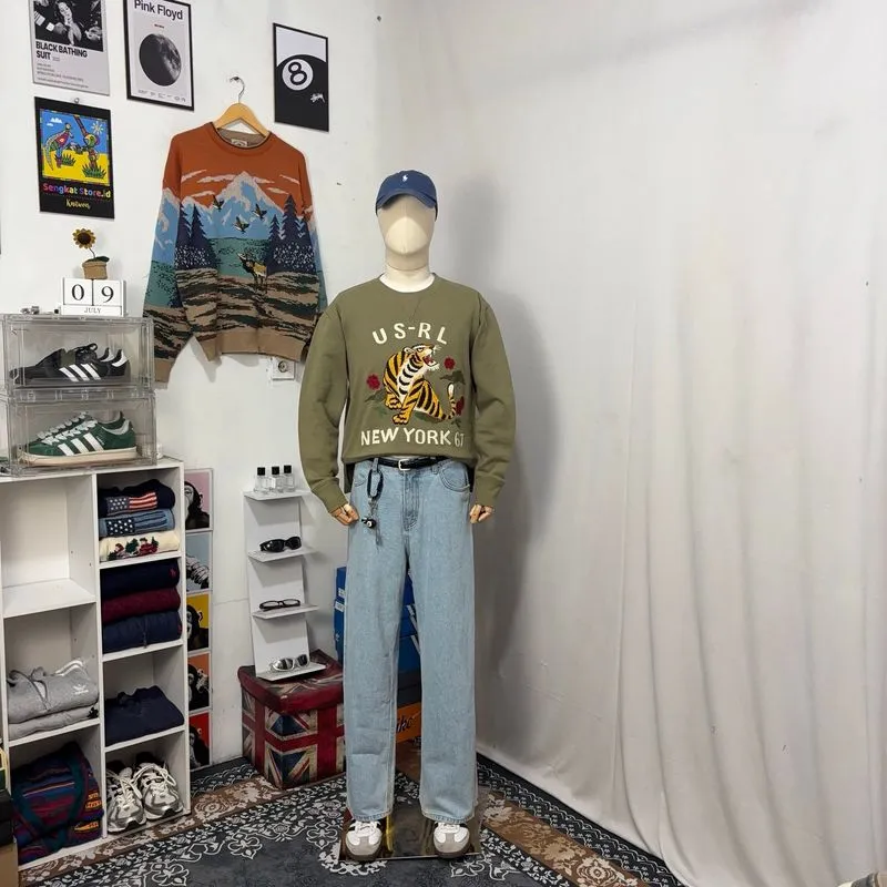 Crewneck Polo Ralph Lauren Lion Art photo 1