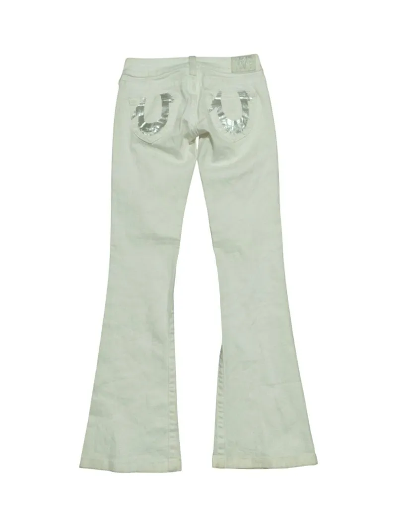 True Religion White Jeans Boot Cut photo 1