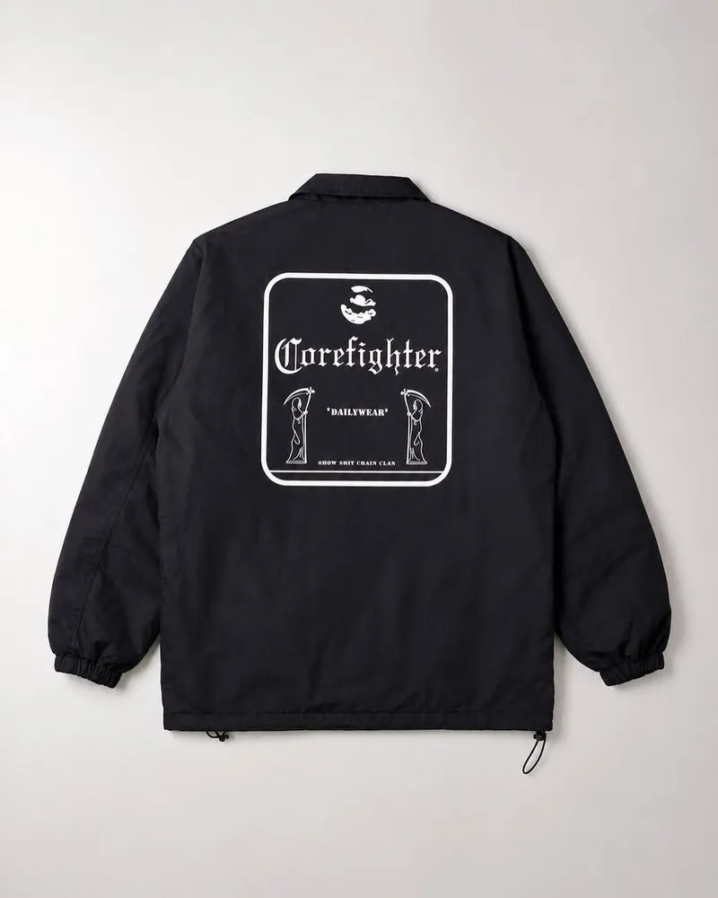 CORE FIGHTER  JAPAN BLACK COACH JACKET | OUTERWEAR | SKL  photo 1
