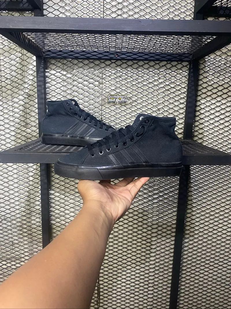 Adidas Matchcourt High RX Triple Black Size 40 2/3 | 25.5cm photo 1