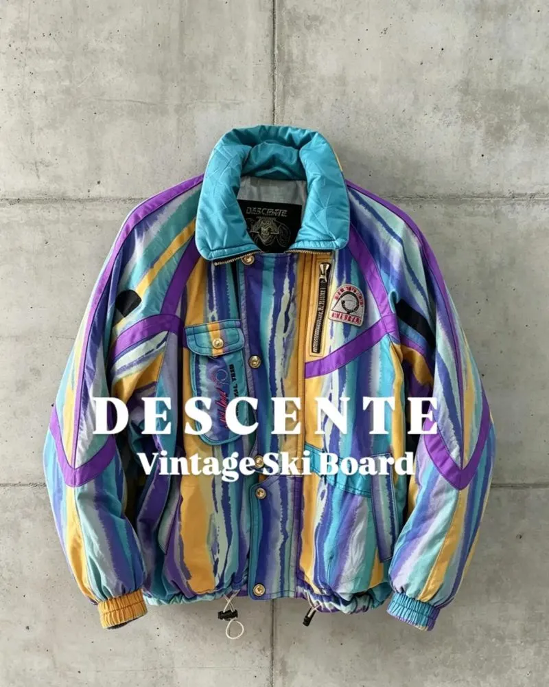 JAKET DESCENTE VINTAGE MODEL SKI BOARD ARR BORDIR DALEMAN IN photo 1