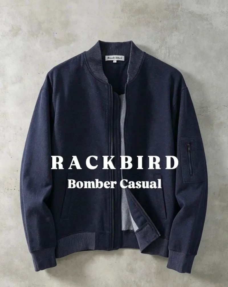 JAKET RACK BIRD MODEL BOMBER CASUAL DALEMAN LEMBUT photo 1