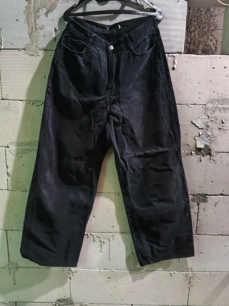 baggy jeans hitam photo 1