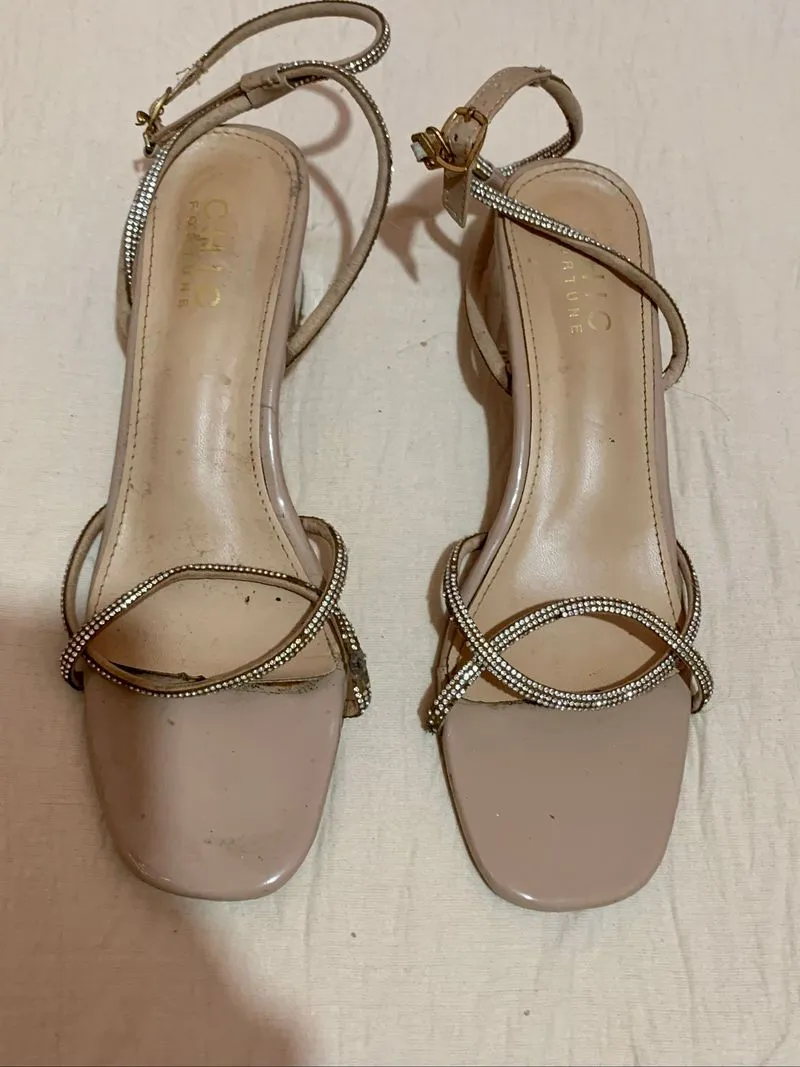 heels 3cm cream photo 1