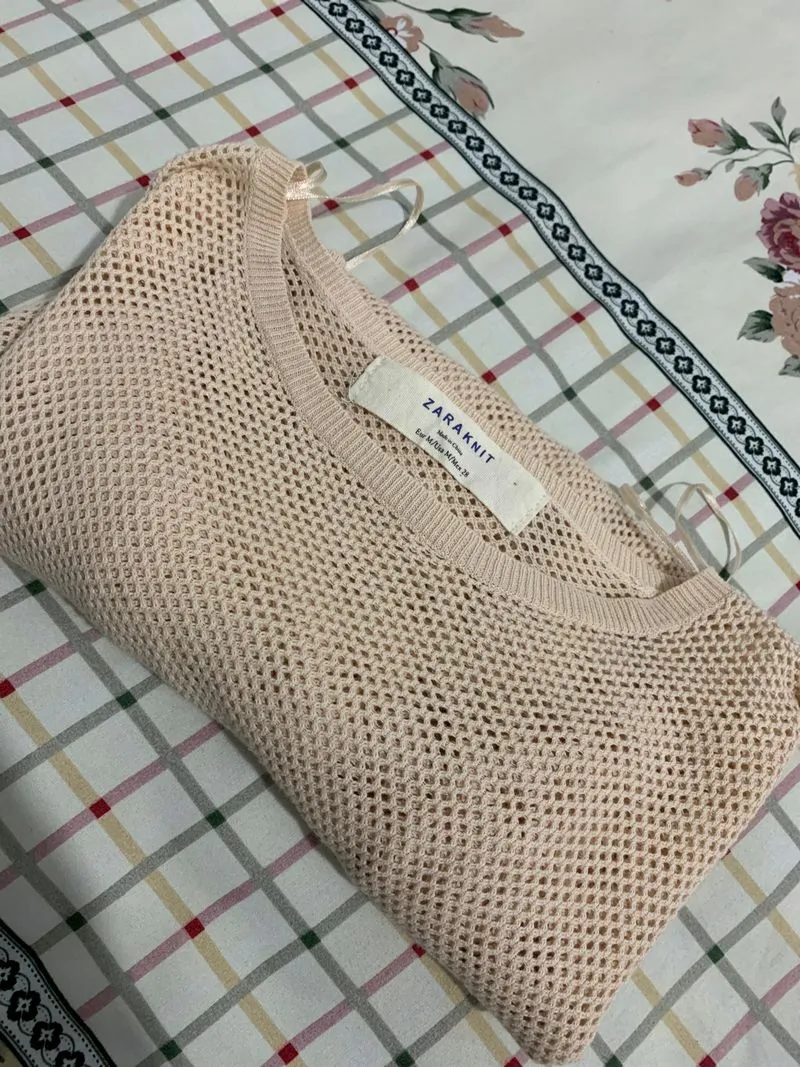 ZARA Luxury Sweater Wanita tan photo 1