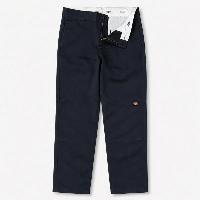 DICKIES SLIM FIT CELL POCKET DOUBLE KNEE BLACK photo 1