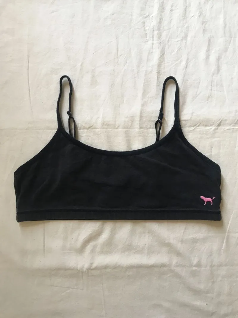 PINK Victoria’s Secret Black Bralette photo 1