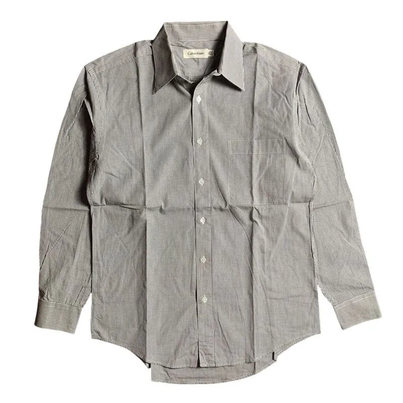 Calvin Klein Casual Formal shirt Pria white black photo 1