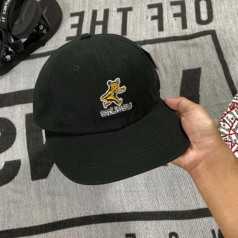 STUSSY BEAR STRAPBACK CAP HAT photo 1