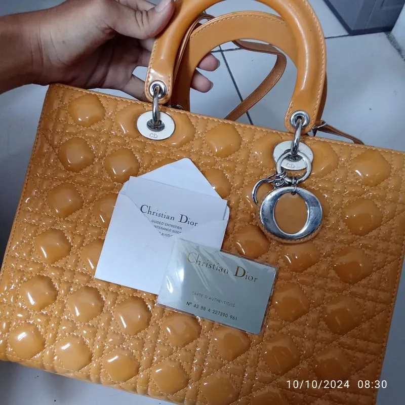 Dior Luxury Casual Shoulder bag Wanita orange photo 1