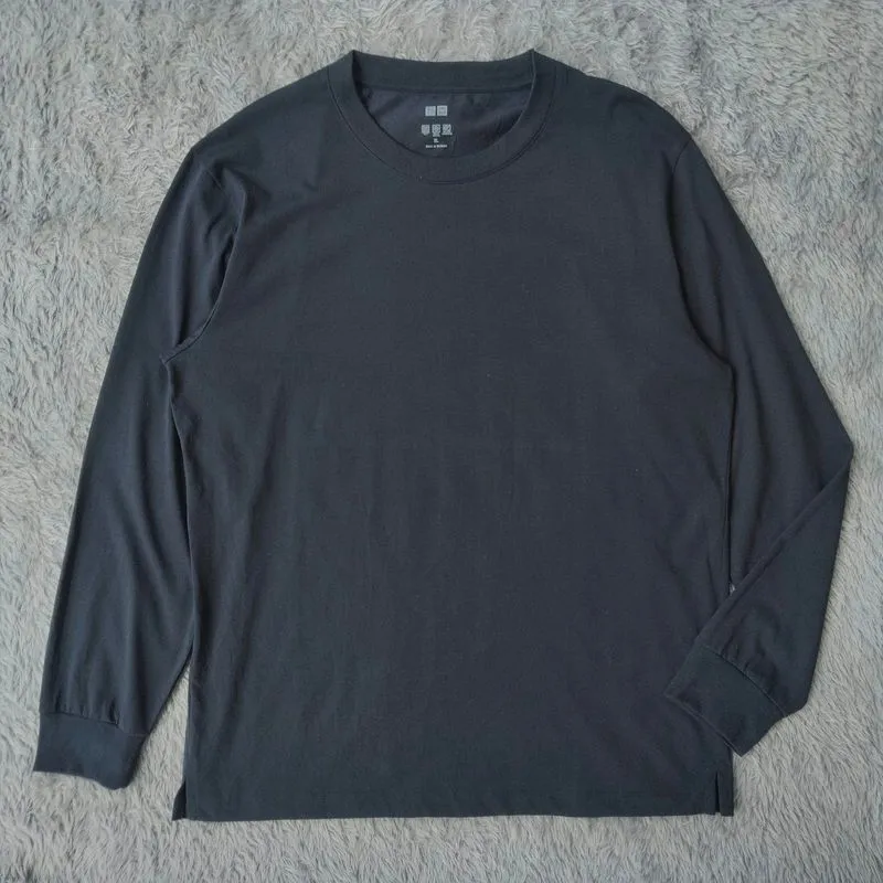 Uniqlo Airism Black Long sleeve Shirt photo 1