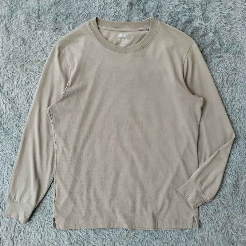 Uniqlo Airism Beige Long sleeve Shirt photo 1