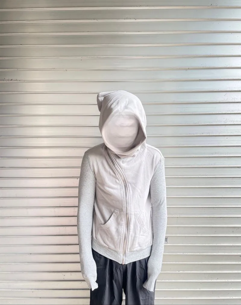 SS18 Rick Owens DRKSHDW Mountain Asymetric Zip Wizard  Hoodi photo 1