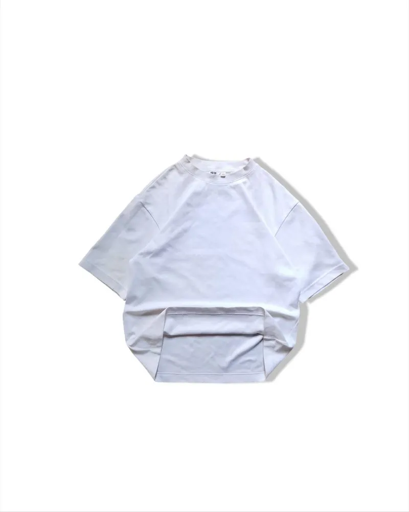 T-shirt Uniqlo U AIRism Oversized Tee - White photo 1