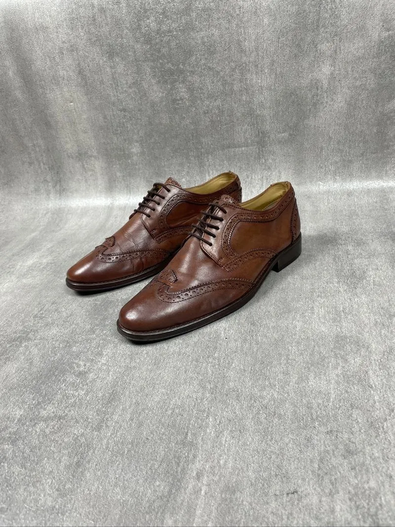 ELCANTO LONGWINGTIP BROGUE OXFORD SHOES photo 1