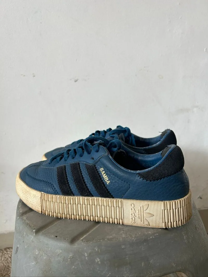 Sepatu Adidas Women Sambarose Navy BD7685 photo 1