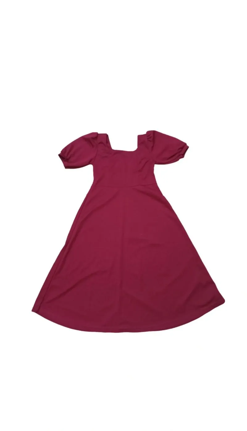 Square neck dress photo 1