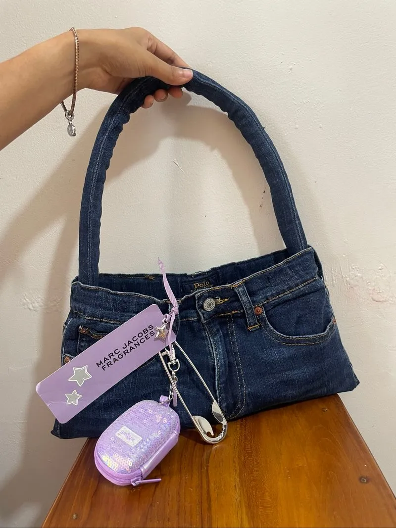 REWORKED BAG FROM POLO RALPH LAUREN ( tote bag) photo 1