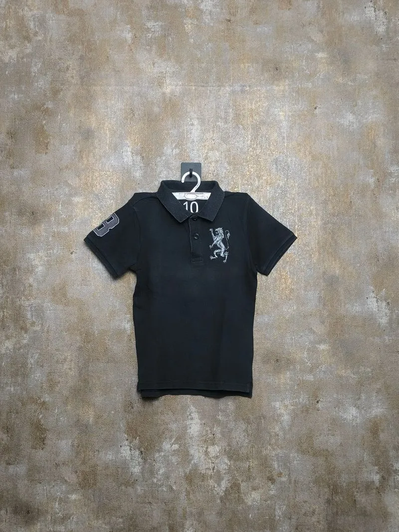 Kaos polo anak Giordano Junior warna hitam _Size 4-5Y photo 1